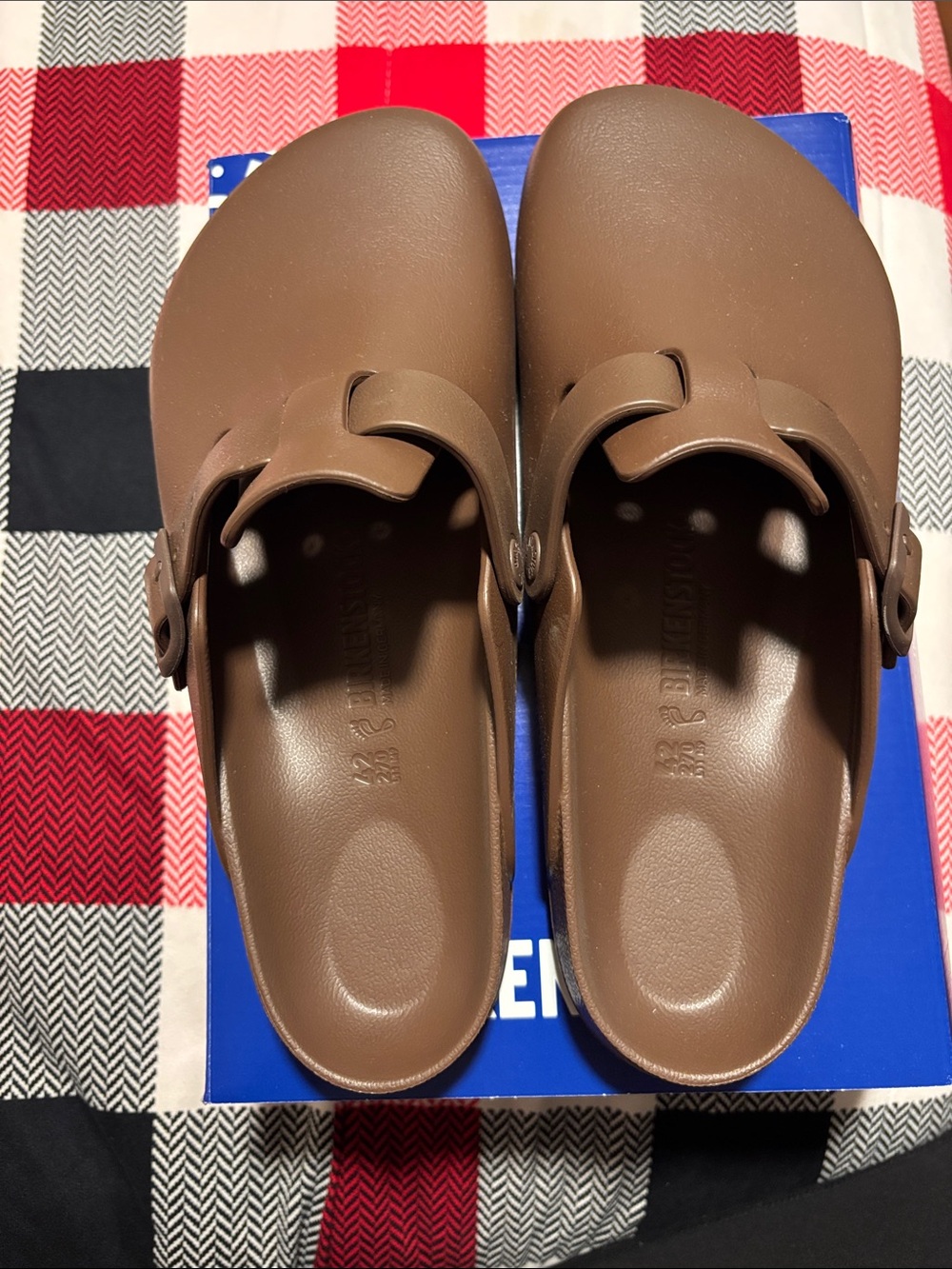 Birkenstock Boston EVA Brown Slip-On Clog Mule